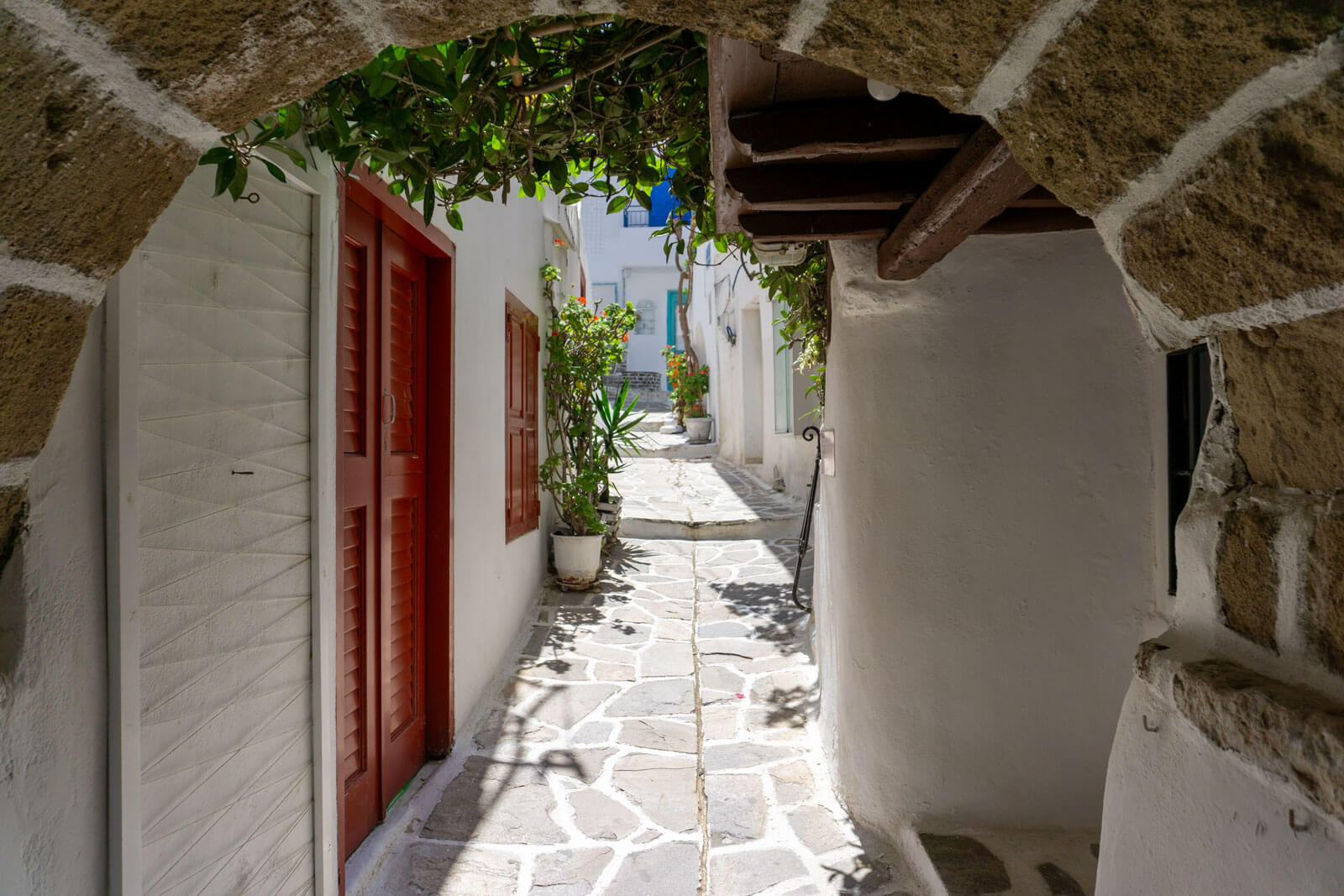 Alley in Naxos town