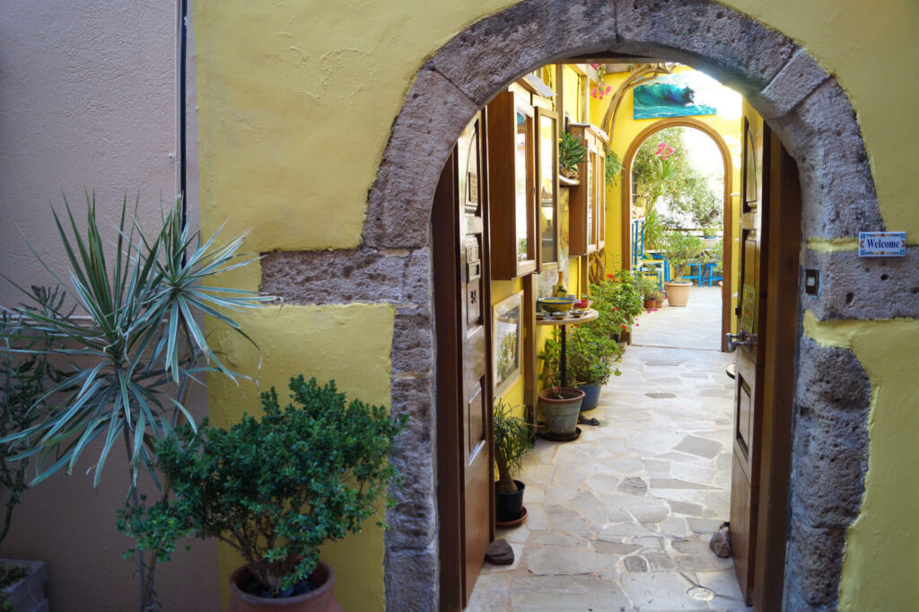 Rethymno town in Crete