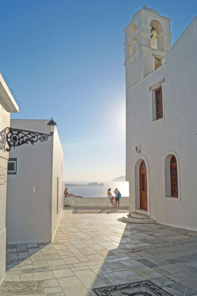 A little square and a church