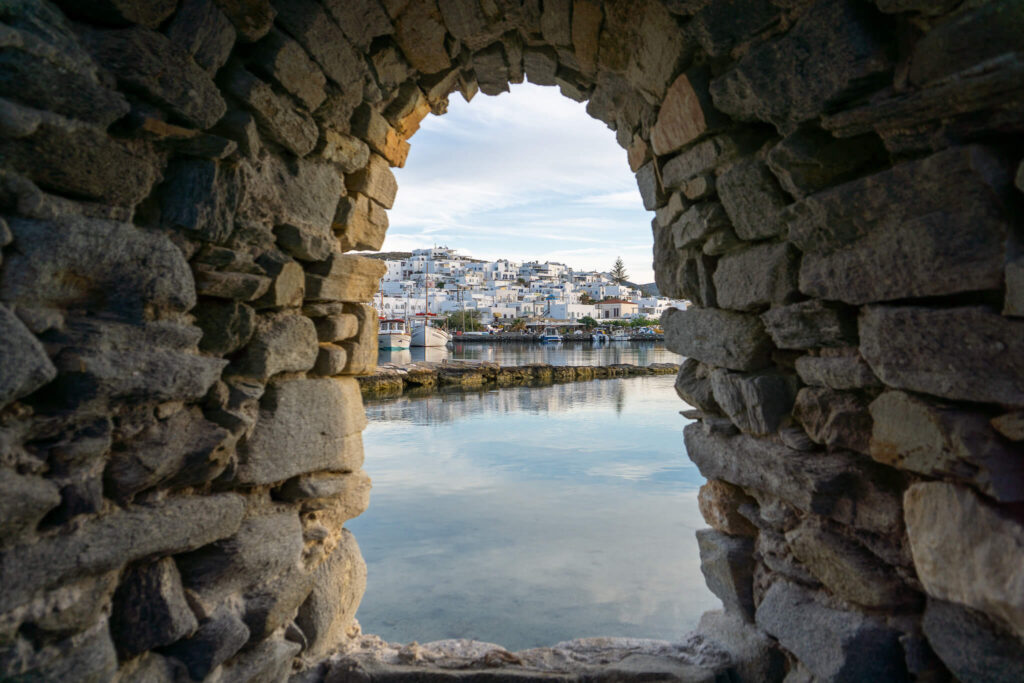 Naousa port viewpoint
