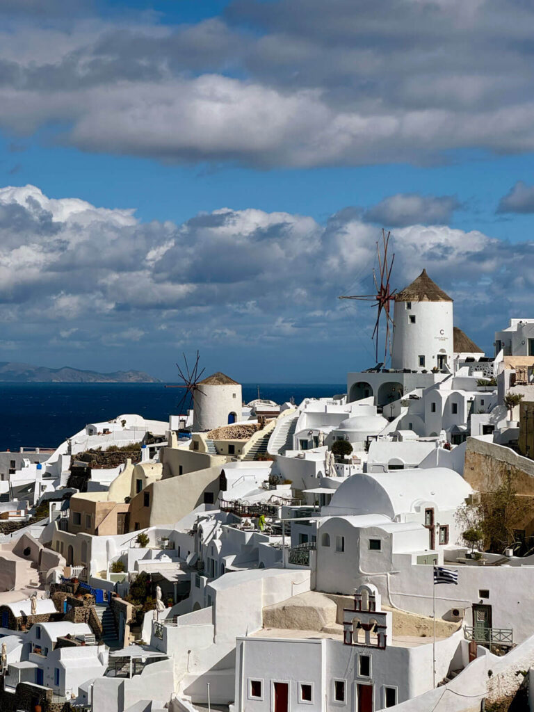 Oia town and caldera view