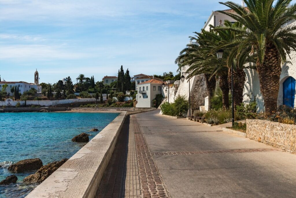 A street in Spetses town