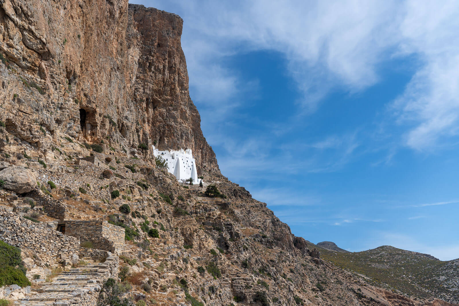 The Monastery of Mary Chozoviotissa in Amorgos