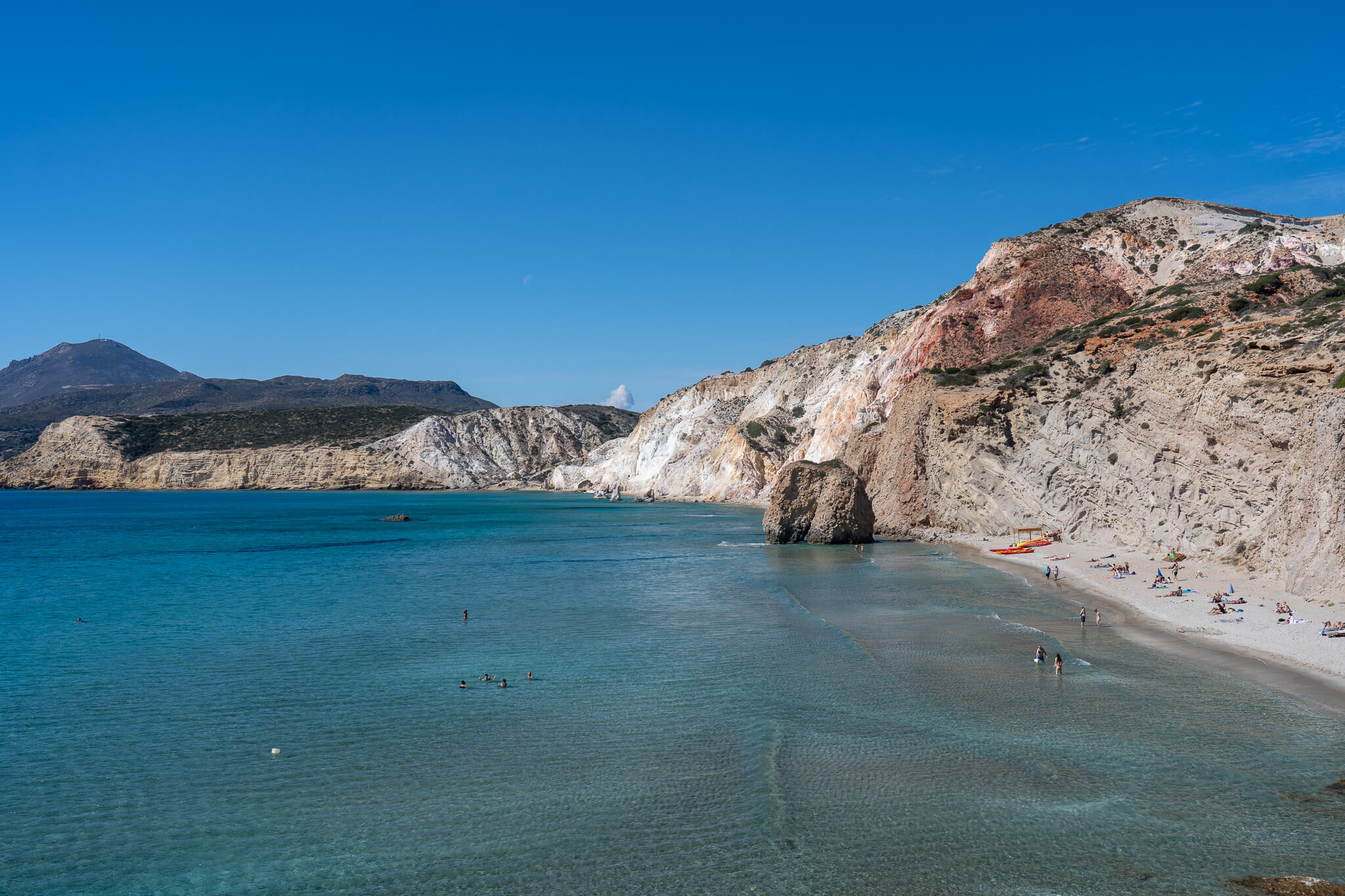 Firiplaka beach from above